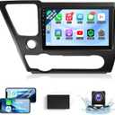 Naifay Car Stereo for Honda Civic 2013 2014 2015 2016 2017 Wireless Carplay Android Auto, 2G+32G 9inch IPS Touch Screen for Civic Car Radio Bluetooth FM Audio Receivers GPS WiFi Backup Camera SWC