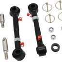 Nakkaa Adjustable Front Sway Bar Links Quicker Disconnect System 2.5-6" Lift Compatible with Wrangler JK JKU 2007-2018 Replacement