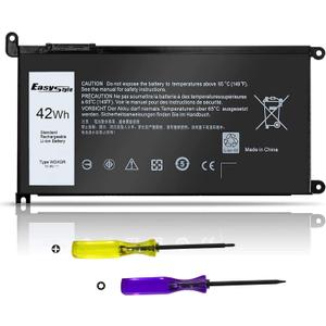 42Wh WDX0R Replacement Laptop Battery for Dell Inspiron 13 15 5000 7000 Series 5570 7579 5567 5379 5579 7573 7378 5378 3780 3790 5565 5765 5770 7368, Latitude 3189 3390 & more WDXOR P69G 3CRH3