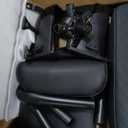 FelixKing Big and Tall Office Chair 500lbs - Ergonomic Desk Chair with Footrest, Scratch-Resistant PU Leather Computer Chair, 4D Lumbar Support Gaming Chair, Comfy Reclining Swivel Work Chair, Black