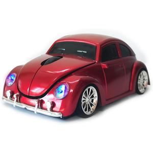 Car Mouse for Computer, Cool and Cute Car-Shaped Mouse, Wireless 2.4Ghz Optical Mice for Laptop PC Mac (Red)