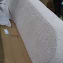 Christopher Knight Home Arden Minimalist Style Rectangular Loop Yarn Fabric Ottoman Bench, Rubberwood Frame, Entryway Bench, Living Room Sofa Extra Seat, End of Bed Footstool, Beige+Brown