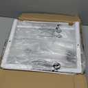 Yoobure End Table with Charging Station, LED Narrow Side Table Bedside Table, Small Night Stand End Tables Living Room, Skinny Nightstand with 3 Fabric Drawers, Side Tables Bedroom for Small Spaces (White)