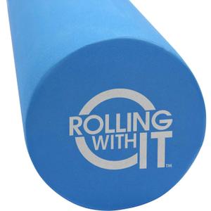 Rolling With It Foam Roller with High Density for Physical Therapy, Muscle Roller for Exercise and Muscle Recovery, Eco-Friendly Back Roller, Firm and Smooth Surface Massage Roller, Select Your Size (13 x 6 Inch)