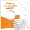 2 x Door Stoppers for Wall - 6 Pcs of Door Knob Wall Protector, Clear Reusable Door Bumper with Self Adhesive,Stopping Damage & Noise from Doors for Home, Office (1.96" L x 1.96" W x 0.31" Th