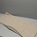 Body Pillow Cover. Sherpa with side zipper by Lavish Home  18 x52 (Ivory)