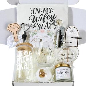 Bridal Shower Gifts for Bride To Be Gift Box Unique Bachelorette Party Present Popular Engagement Wedding Presents Set for Women Her Wifey Future Mrs Just Married