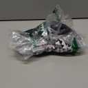 Herseas Women's Bikini Sets Floral Print Whip Stitch 2 Piece Swimsuits High Waisted Scoop Bathing Suits (Black) 