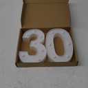 30th Birthday Decorations for Her Him,30th Birthday Centerpieces Table Decorations for Women Men,Light Up Numbers 30 Sign for Party Backdrop Wall Decor for 30 Wedding Anniversary Decoration