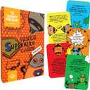 2 x Sunny Present Inner Superhero Cards for Kids - 42 Action Cards to Learn Important Skills Through Play: Emotion & Communication Skills, Discover Talents