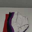 OLIKEME Women's Postpartum Underwear Cotton High Waist Panties Ladies Briefs Easy Clean Underpants 5 Pack (Large)
