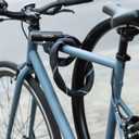 Via Velo 7mm Square 4-Sided Chain Bike Lock, 2.96ft Length, 4 Keys, Sold Secure Bronze, Black, Chain Bike Lock