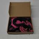 No Pull Dog Harness Adjustable Reflective Oxford Easy Control Medium Large Dog Harness with A Free Heavy Duty 5ft Dog Leash (XL (Neck: 21.5"-33", Chest: 30"-39.5"), Pink Harness+Leash)