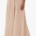 Pretty Garden Women's Chiffon Flowy Wide Leg Pants, Palazzo Beach Gaucho Trousers for Vacation Casual Yoga size XL