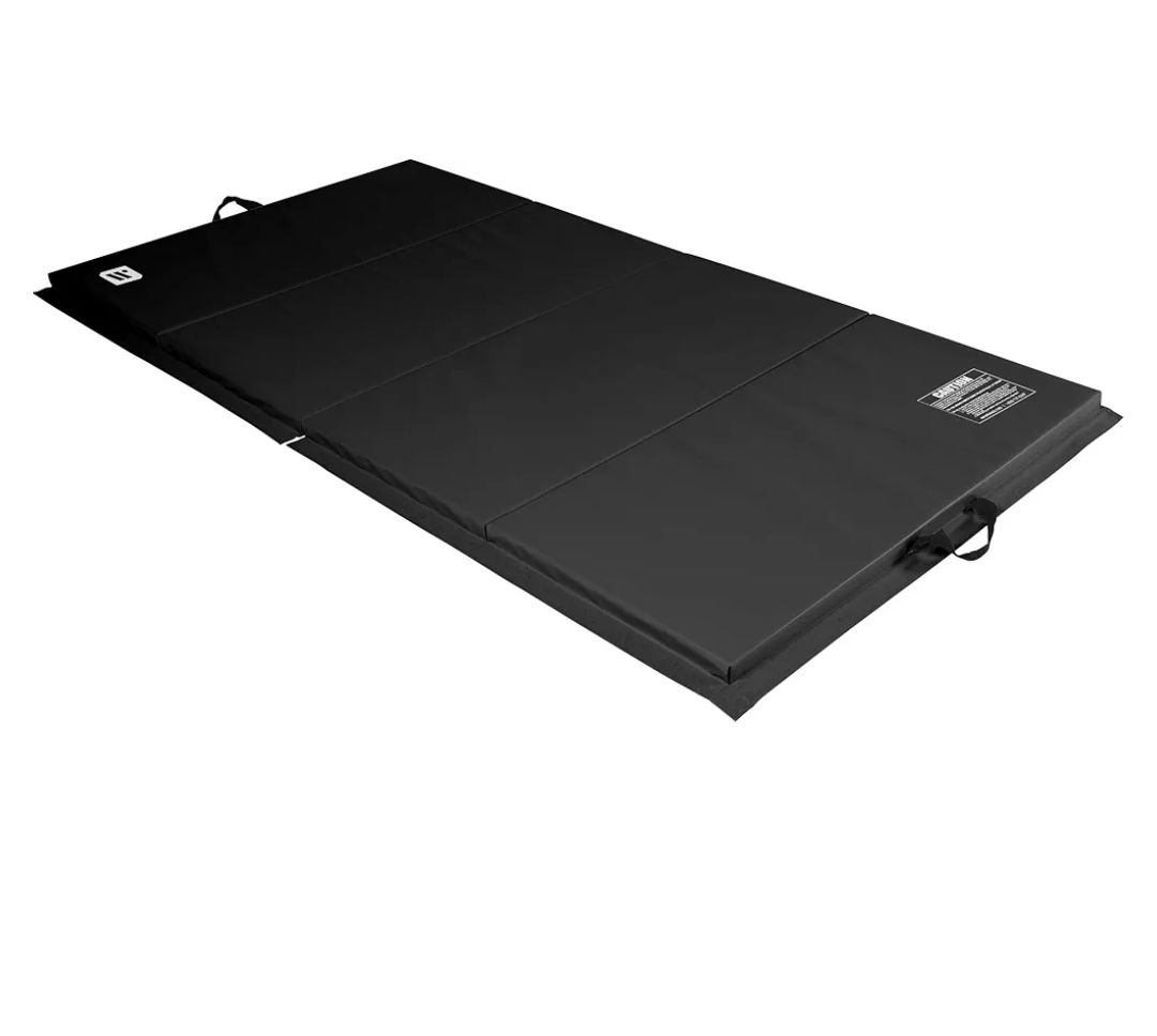 We Sell Mats - 4 ft x 8 ft x 2 in Personal Fitness & Exercise Mat for Home Workout - Lightweight and Folds for Carrying – All Purpose Home Gym Mat – Thick Mat for Yoga, Pilates, Stretches, and Floor Exercises