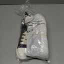 ZGR Womens White Canvas Sneakers,Classic Black Canvas Shoes,Casual Fashion Sneakers (6, Dark Grey)