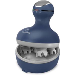 COMFIER Cordless Electric Scalp Massager with Multi-Modes Vibration, Handheld Cat Head Massager for Pets, Portable Dog Head Massage for Deep Clean and Stress Relax (Blue)