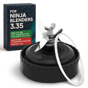 Ninja Blender Blade Replacement 6 Fin Male  Ninja Single Serve Blender Blade, 3.35 Stainless Steel for Smooth Blending, Compatible with BL770W/770BRN/740/770A/780C, 30/BL770/780/773CO/771/772 & more