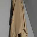 Blissun 7.5 ft Patio Umbrella, Yard Umbrella, Outdoor Market Umbrella with Push Button Tilt Crank (Tan)