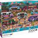 Buffalo Games - Heritage Artworks - Hawaiian Food Truck Festival - 2000 Piece Jigsaw Puzzle for Adults -Challenging Puzzle Perfect for Game Nights - Finished Size is 38.50 x 26.50