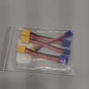 ShareGoo EC2 to XT60 Adapter & EC3 to XT60 Adapter Male Female w/3.93" Cable Wire for RC FPV Drone Car Lipo NiMH Battery Charger ESC