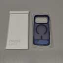 Temdan Designed for iPhone 17 Pro Case, [Built-in Invisible Kickstand][Compatible with MagSafe][Military Grade Shockproof] Slim Translucent Matte Phone Case 6.3 inch (Blue)