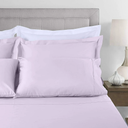 Threadmill Cotton Full Size Sheet Set| 100% Cotton Sheets for Full Size Bed | Solid Sateen Full Bed Sheets Set with 16” Elasticized Deep Pocket | Soft Breathable 4-Piece Cooling Sheet Set | Lilac