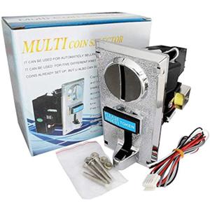 BLEE 6 Type Coins CPU Multi Coins Acceptor Selector Programmable for Arcade Video Games Vending Washing Machine Part Support Multi Signal Output