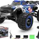 RACENT RC Truck 1:16 4x4 All Terrain RC Car 40KPH High Speed Remote Control Cars for Boys, Off-Road Monster Truck with 2.4Ghz Radio Control, 2 Batteries, Gifts for Kids Adults