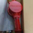 Fill-Rite FR152 Piston Hand Pump with Hose & Nozzle Spout, Red