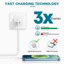 Fast Charger iPhone,iPhone Charger Fast Charging 2Pack USB C Wall Charger Block Fast i Phone Chargers 6FT Type-C USB C to Lightning Cable Cord for iPhone14/14Plus/13/12/11 Pro Max,Mini,8,iPad/AirPods
