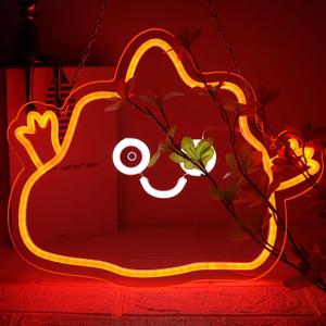 Cartoon Neon SignLED Neon Light Up Sign for Wall Art DecorGifts for Teen BoysTeenage GirlsGame PlayerGamer Party Decorations Gifts
