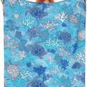 Ocean Turtle Throw Blanket Soft Flannel Blanket 60"x50" in Bed Blanket Home Decor for Room Sofa Couch All Season