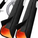 2PCS E Bike Battery Cover,11.8-15.8in circumferenceReflective Battery Protective Cover E-Bike at Night, Bicycle Thermal Cover Waterproof Dustproof Bag for Battery in Downtube