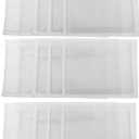 50pcs PVC Label Bag for Sticker Labels Adhesive Pockets for Organization Classroom Pockets