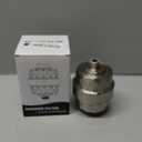 iFealClear Shower Head Filter, High Output Shower Filter for Hard Water for Remove Chlorine and Fluoride, Reduce Dry Itchy Skin and Eczema, 20-Stage Consistent Flow Shower Water Filter, Brushed Nickel