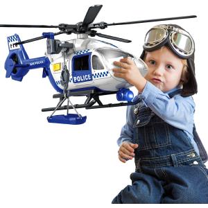 Toddler Boy Toys for 3 4 5 6 Year Old, Helicopter Toy with Crane and Helicopter - Police Toys,Birthday Gifts for Kids Child 2 3 4 5 6 Years Old