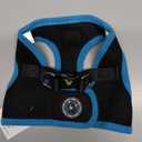 EcoBark Step in Dog Harness Reflective Soft Ultra Padded Mesh Dog Harnesses for  Medium size Dogs Eco-Friendly Comfort Secure Halter No Pull Adjustable Pet Vest (Medium-11 to 17 lbs-Chest Up to 16 in (Pack of 1), Black and Teal Trim).