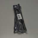 2 x Spring Tension Rod, Goowin Small Tension Rod, 5/8" Diameter No Drilling Expandable Short Tension Rods Spring Rods, Tension Rods for Closet, Cupboard, Hanging Clothes, Black, 3 Pack (10-15.7 inch)