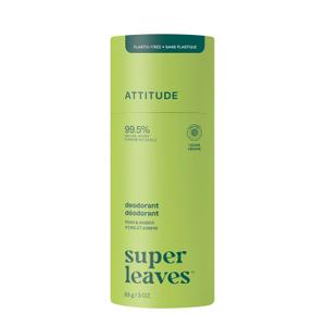 ATTITUDE Plastic-Free Deodorant, EWG Verified, Aluminum Free, Vegan Naturally Sourced Body Deodorants for Women & Men, Dermatologically Tested, Olive Leaves, 3 Ounces ATTITUDE Plastic-Free Deodorant, EWG Verified, Aluminum Free, Vegan Naturally Sourced Body Deodorants for Women & Men, Dermatologically Tested, Olive Leaves, 3 Ounces