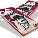 YouTheFan NCAA 2’ x 4’ Professional Wood Cornhole Game