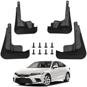 Norand Mud Flaps for Honda Civic Sedan 2022-2024 Mud Guards Splash Guards Tire Protector Mudguard Accessories Front & Rear 4pcs Set