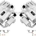 SCITOO 18-B4753 18-B4752 Rear Left & Right Disc Brake Calipers Assembly w/Bracket For Ford For Excursion 2000-2005,For Ford For F-250 Super Duty 2000-2004,For Ford For F-350 Super Duty 2000-2004