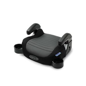 Graco TurboBooster 2.0 Backless Booster Car Seat, Denton Ages 4-10, 40-100lb, Up to 57in, Height-Adjustable Armrests, Protect Plus Engineered, Space-Saving Hideaway Cup Holders