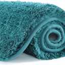 Bath Non Slip Water Absorbent Soft Microfiber Shaggy Bathtub Mat Machine Washable Thick Plush Shower Mat 4Ft×6Ft