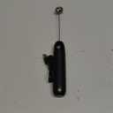 Maestri House Rechargeable Milk Frother, LunaFro Mini Handheld Electric Foam Maker Detachable Stainless Steel Whisk Drink Mixer Foamer Mini Blender for Matcha, Lattes, Cappuccino, No Stand (Black)