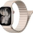 Magnetic Sport Bands for Apple Watch Band 40mm 38mm 41mm 42mm 44mm 45mm 46mm iWatch bands for Women Men,Soft Silicone Loop Strap Wristband for Apple Watch Series 10 9 8 7 6 5 4 3 SE 2nd Ultra/2 49mm