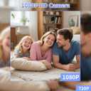 Mini Indoor Security Camera Wireless Home 2026 Upgraded Small Outdoor Cameras 1080P Micro Nanny Cam Motion Detection Wide Angle Cloud & SD Storage Night Vision No Need WiFi Camaras for House Security