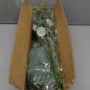 110 Pcs 7 Kinds Mixed Artificial Eucalyptus Stems and Faux Flowers, Fake Silver Dollar Eucalyptus Leaves Stems Bulk Real Touch Leaf Branches for DIY Bouquets Floral Arrangement Wedding Home Decor