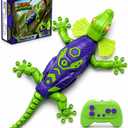 Wall Climbing Gecko Toy for Boys, Remote Control Lizard That Climbs Walls, Ceilings and Floors, Rechargeable Wall Crawler Robot with Strong Suction and LED Eyes, Fun Birthday Gift for Kids Ages 4-12